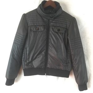 O’Neill Womens Juniors Black Puffer Jacket